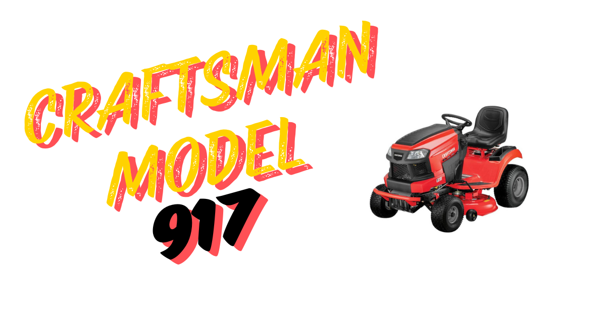 craftsman lawn mower model 917